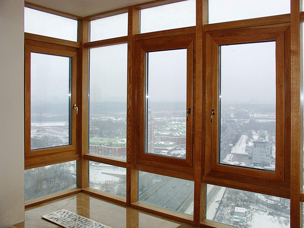 алюмо-деревянные окна